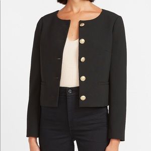 Collarless Blazer